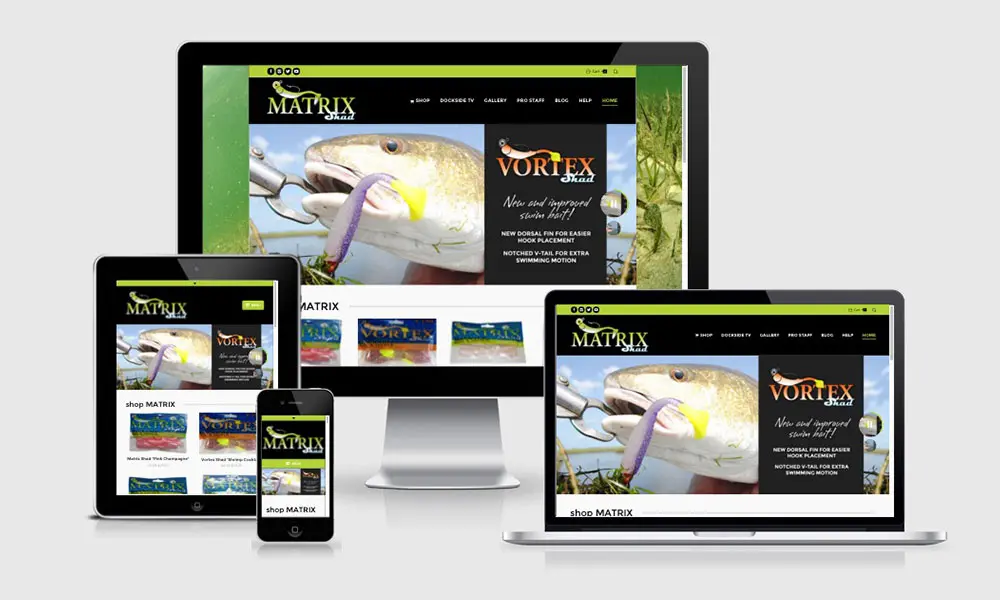 Website For Fishing Tackle Company