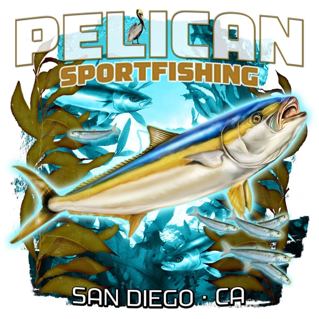 Pelican Sportfishing logo design for Firefly Charters website.
