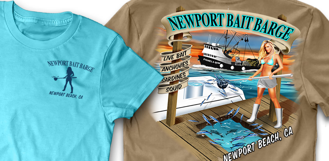 newport-fishing-barge-fishing-custom-shirt How Do Custom Boating Shirts for Tournaments and Regattas Differ from Everyday Boat Apparel?