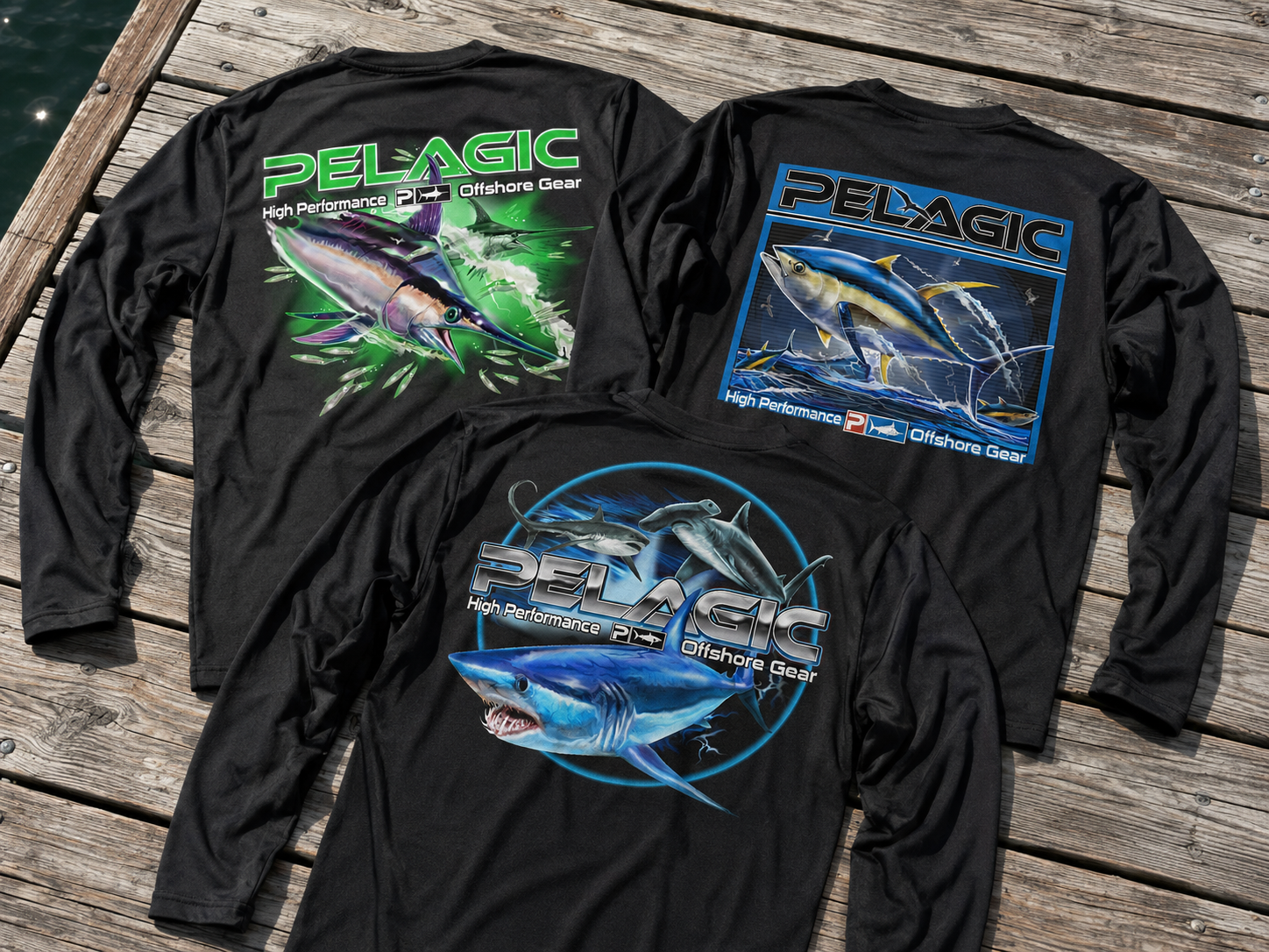 pelagic fishing shirt designed by boldwater Can You Order Custom Boating Shirts in Small Quantities for a Private Boat Owner or Family?